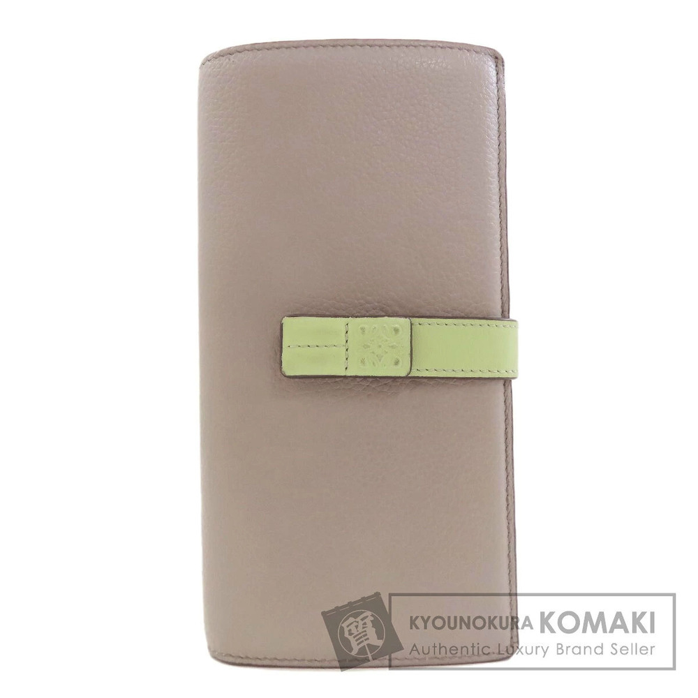 Loewe Anagram Vertical Wallet Long coin purse Leather